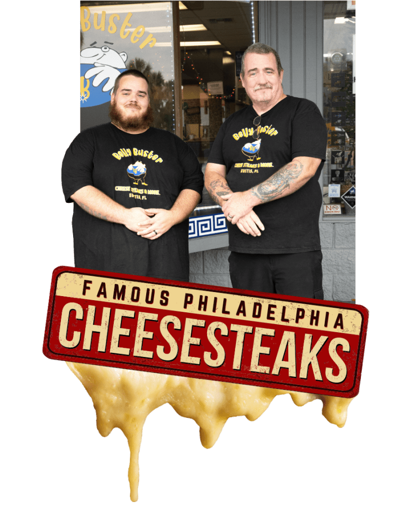 Mouth watering Philly cheesesteaks and more