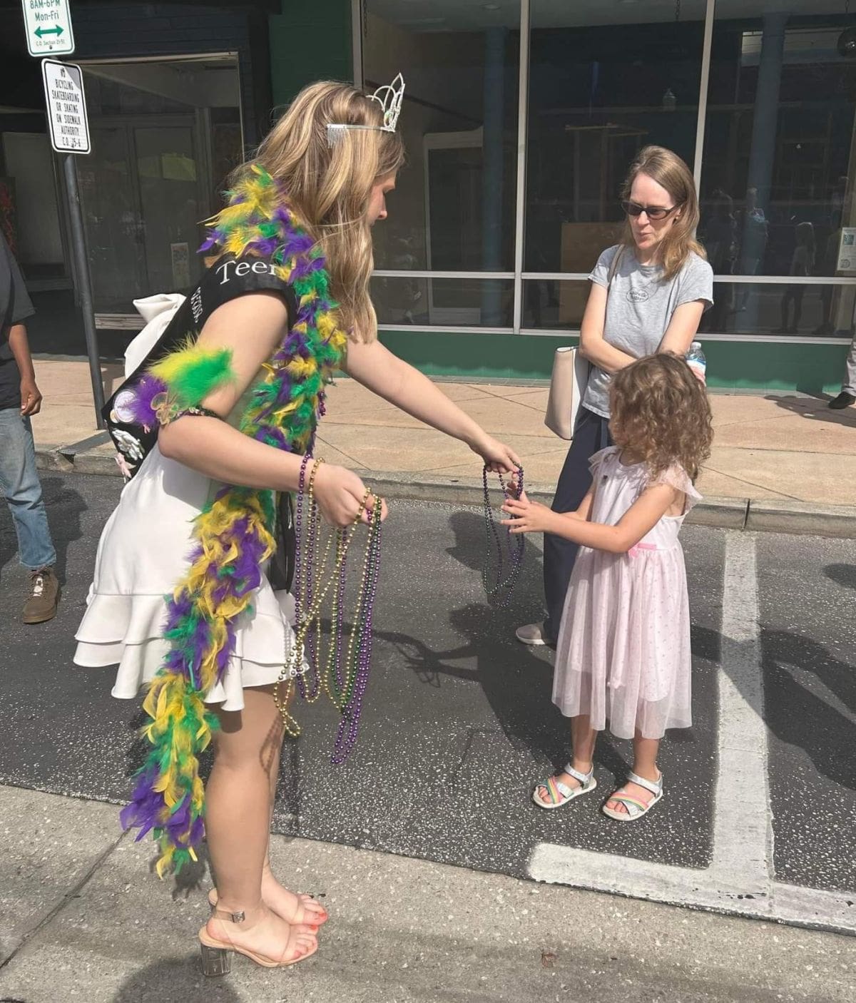 Scenes from Leesburg's Mardi Gras Party in the Street