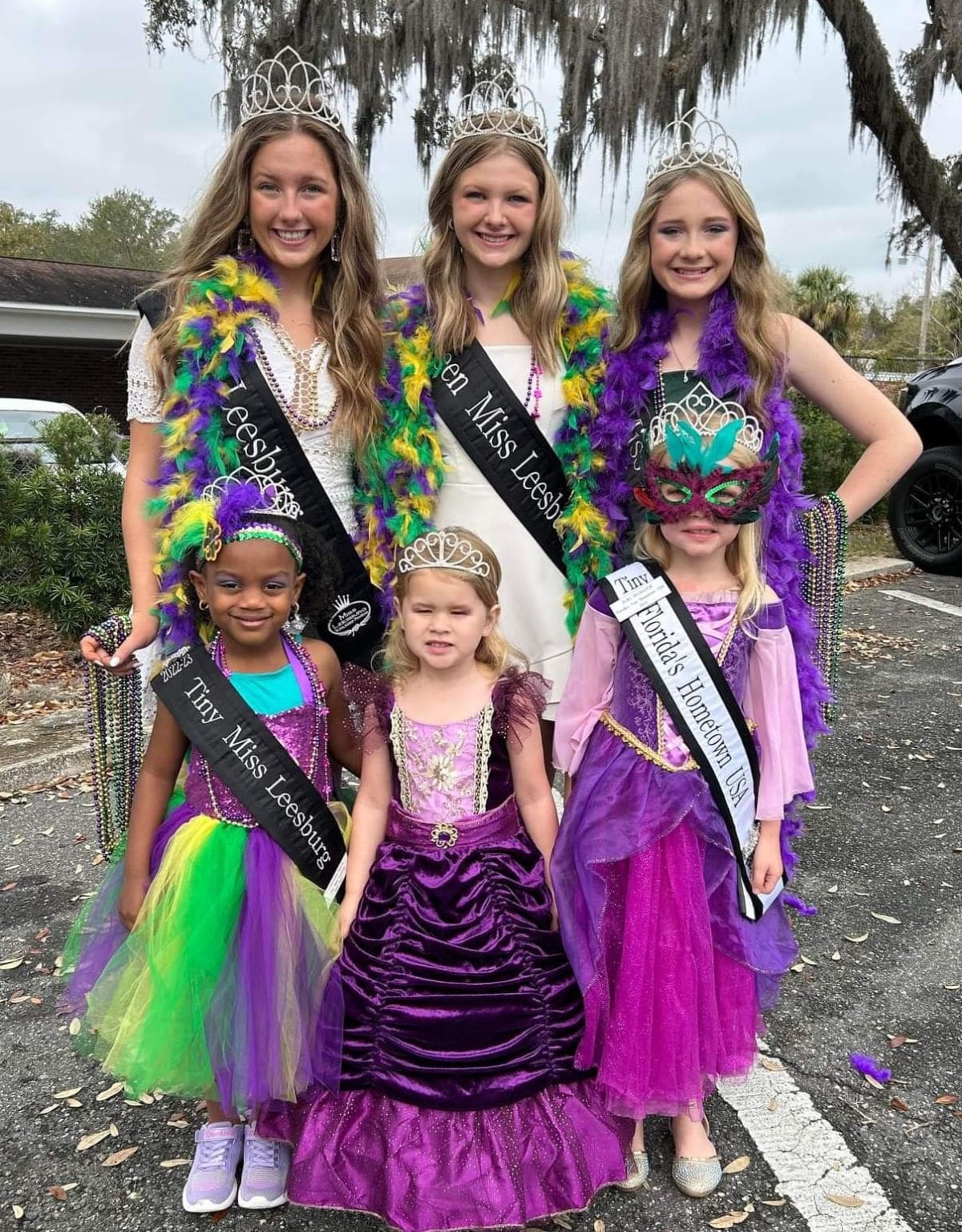 Scenes from Leesburg's Mardi Gras Party in the Street