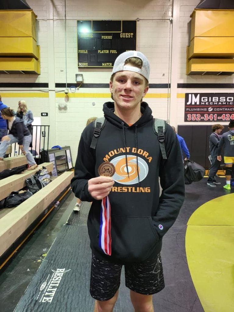 Mount Dora High Wrestler Russell Fickett Takes 1st Place at Ed