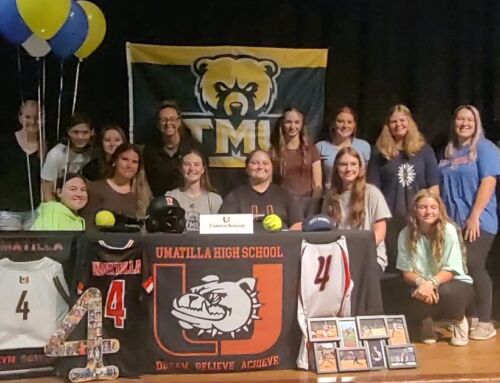 Umatilla High School Softball Player Camryn Bowcott Signs with Truett McConnell University