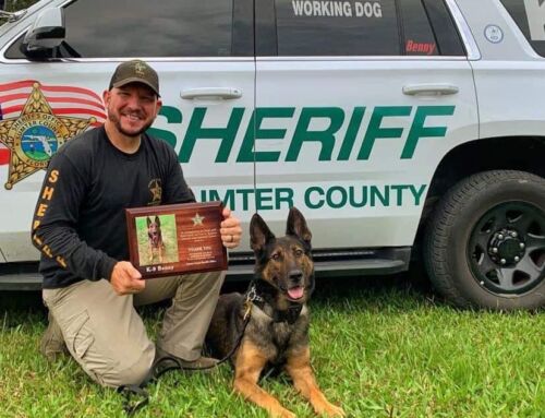 Sumter County Sheriff’s Office Mourns Beloved K9 Officer Benny After 7 Years of Service