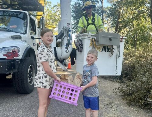 Lakeland Kids Uplift Utility Crews with Snack Packs Amid Post-Hurricane Recovery