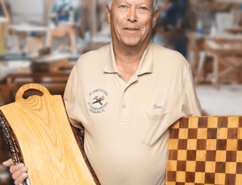 Woodworkers Band Together, Sand Together for Charity