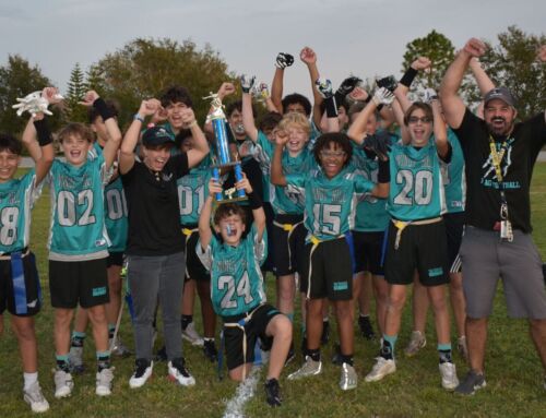 Windy Hill Middle School Flag Football Team Win Championship Game