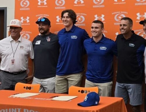 Mount Dora High Baseball Players Jacob James and Ryan Crowe Sign with Lake-Sumter State College