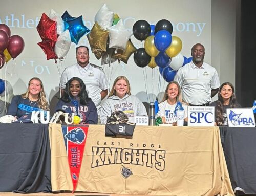 Nine East Ridge High Female Athletes Sign College Commitment Letters