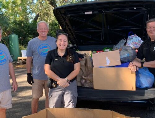 Lake County Sheriff’s Office Donates 954 Pounds of Food to Lake Cares For Holiday Food Drive