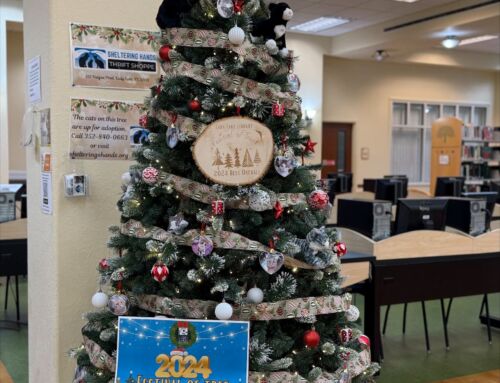 Sheltering Hands Wins Lady Lake Library’s 2nd Annual Festival of Trees Contest