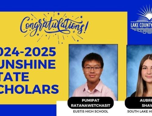 Students From Eustis and South Lake High Named Sunshine State Scholars