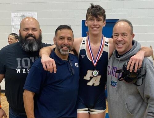 Ciaran Braton Makes History for First Academy-Leesburg Wrestling