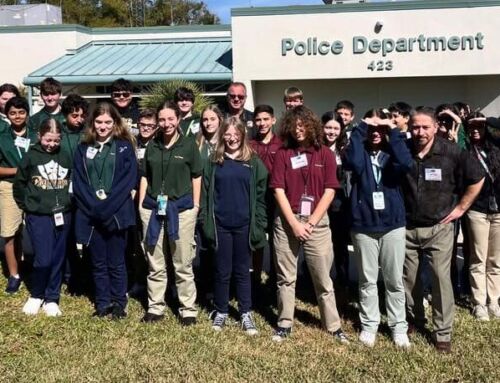 Villages Middle School Students Engage in Mock Town Hall in Lady Lake