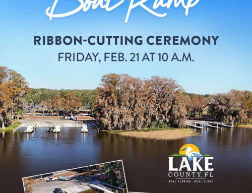 Lake County Invites Community To Hickory Point Boat Ramp Ribbon Cutting