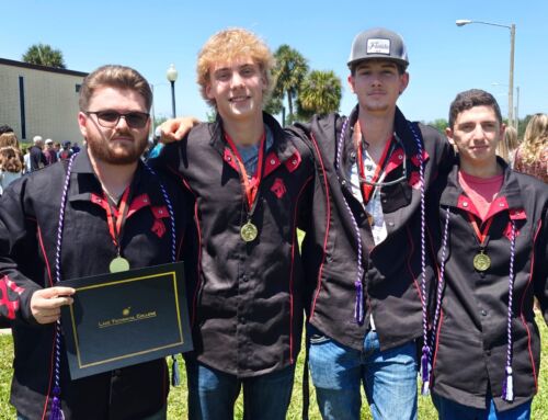 Four Eustis High Seniors Celebrate Dual Graduation, Welding Bright Futures At Lake Tech