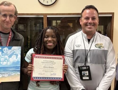 Lake Minneola High Student Alicia Brown Wins Congressional Art Contest
