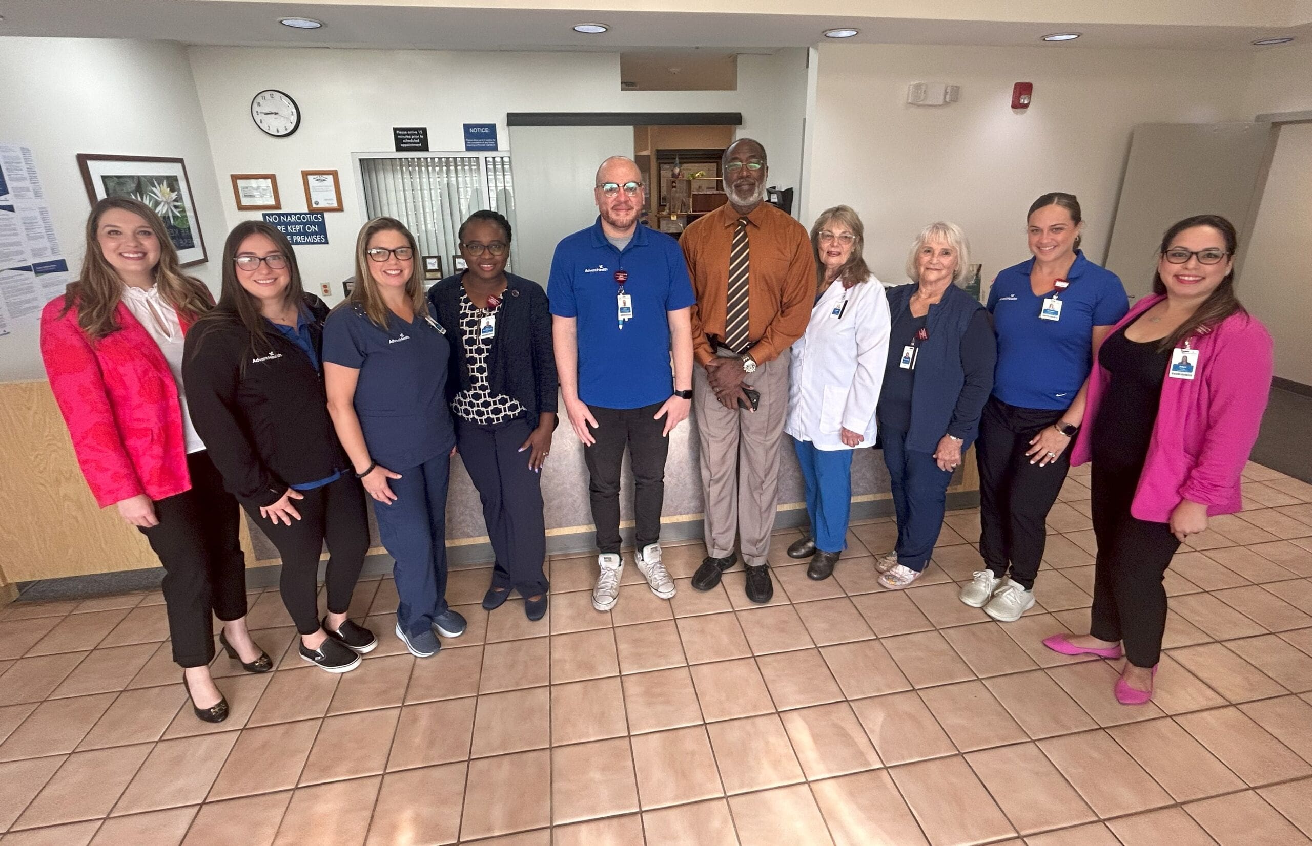 AdventHealth Community Clinic Gold Rating Team Photo