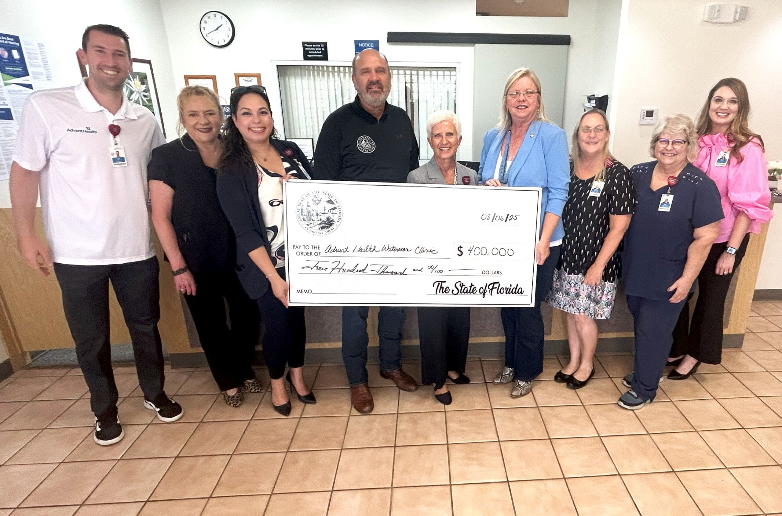AH Community Clinic Legislative Check Presentation