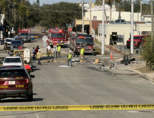 Downtown Eustis Shop Destroyed in Explosion; One Critically Injured