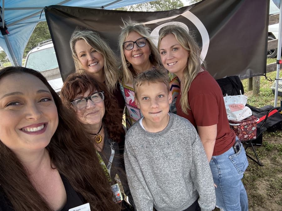 Nicole Hamel, Gina Horan, Connor Akers, Kendra Akers, Roxanne Brown and Emily Gaulin_