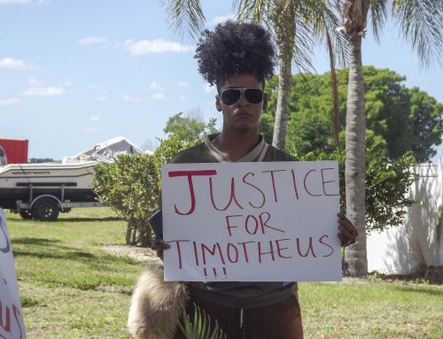 Protest at Sheriff’s Office Demands Body Cam Footage; Camera Later Confirmed Off