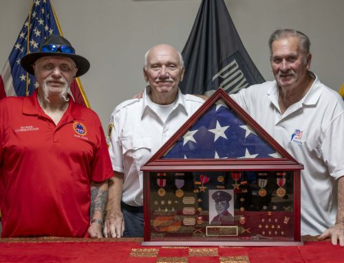 Local Veterans Return WWII Hero’s Shadow Box After Thrift Store Rescue