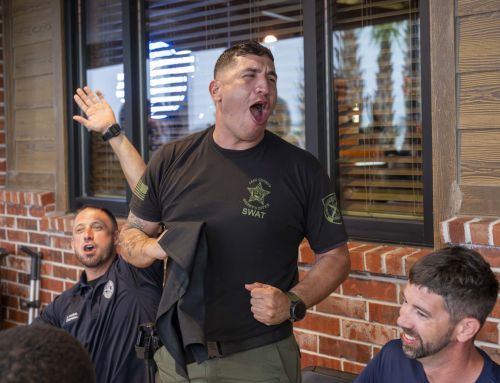 Lake County Sheriff’s Office Wins Charity Rib-Eating Competition at Texas Roadhouse